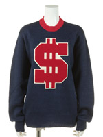 WCb` N[lbN Lk jbg fB[X Dolla Knit Crew