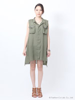 TCX Vcs[X fB[X DOUBLE POCKET DRESS