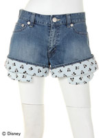 GbNXK[ fjpc fB[X MICKEY SHORT JEANS