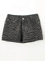 GbNXK[ fjV[gpc fB[X ZEBRA JEAN SHORTS