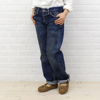 chimala |Pbg fj - tOX fB[X `} Be[WXg[gJbggSALVEDGE DENIM VINTAGE STRAIGHT CUT